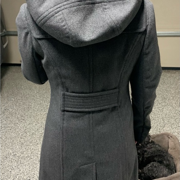 BCBG MAXAZARIA wool with leather , XS, like New - Picture 3 of 9